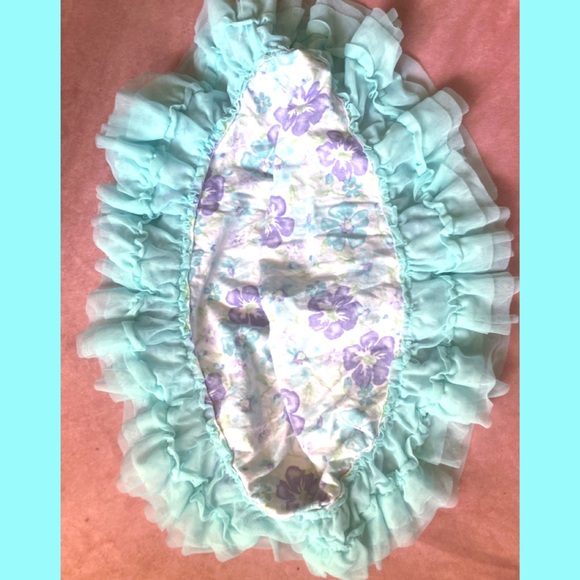 Floral dress with ruffles by Little Me 12m - Picture 5 of 5